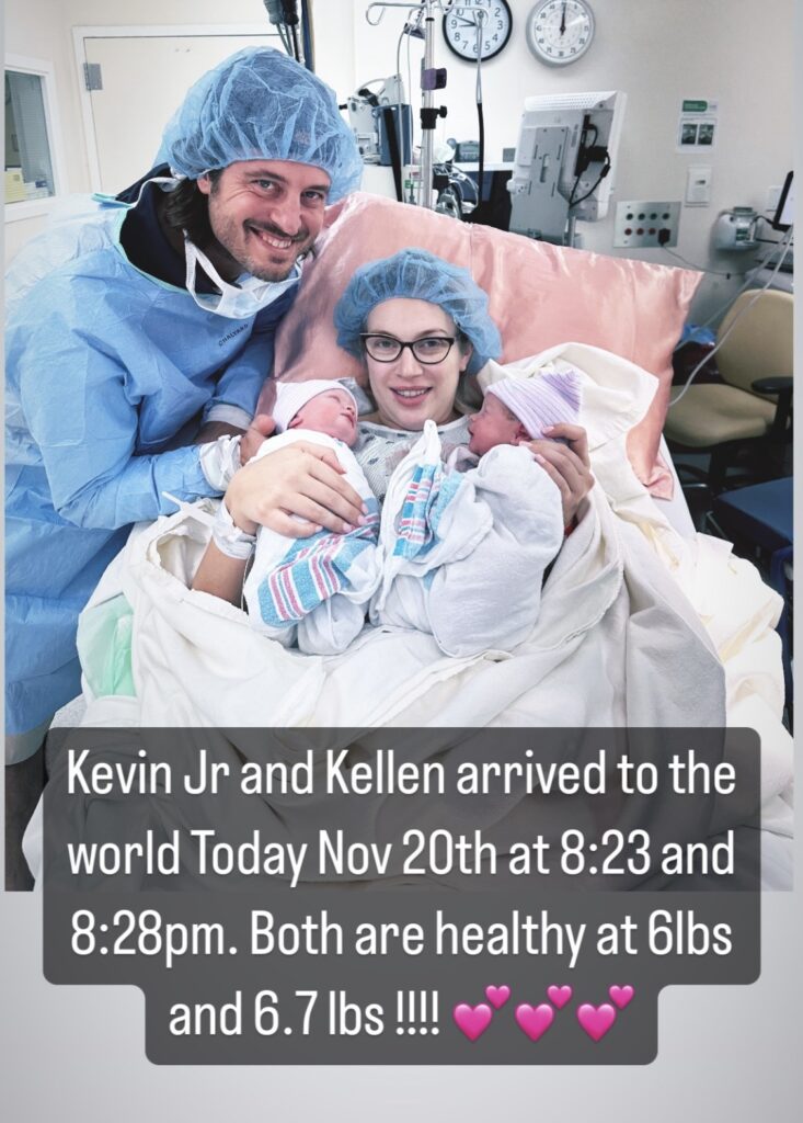 Laura jacobs welcomes another set of twin boys 