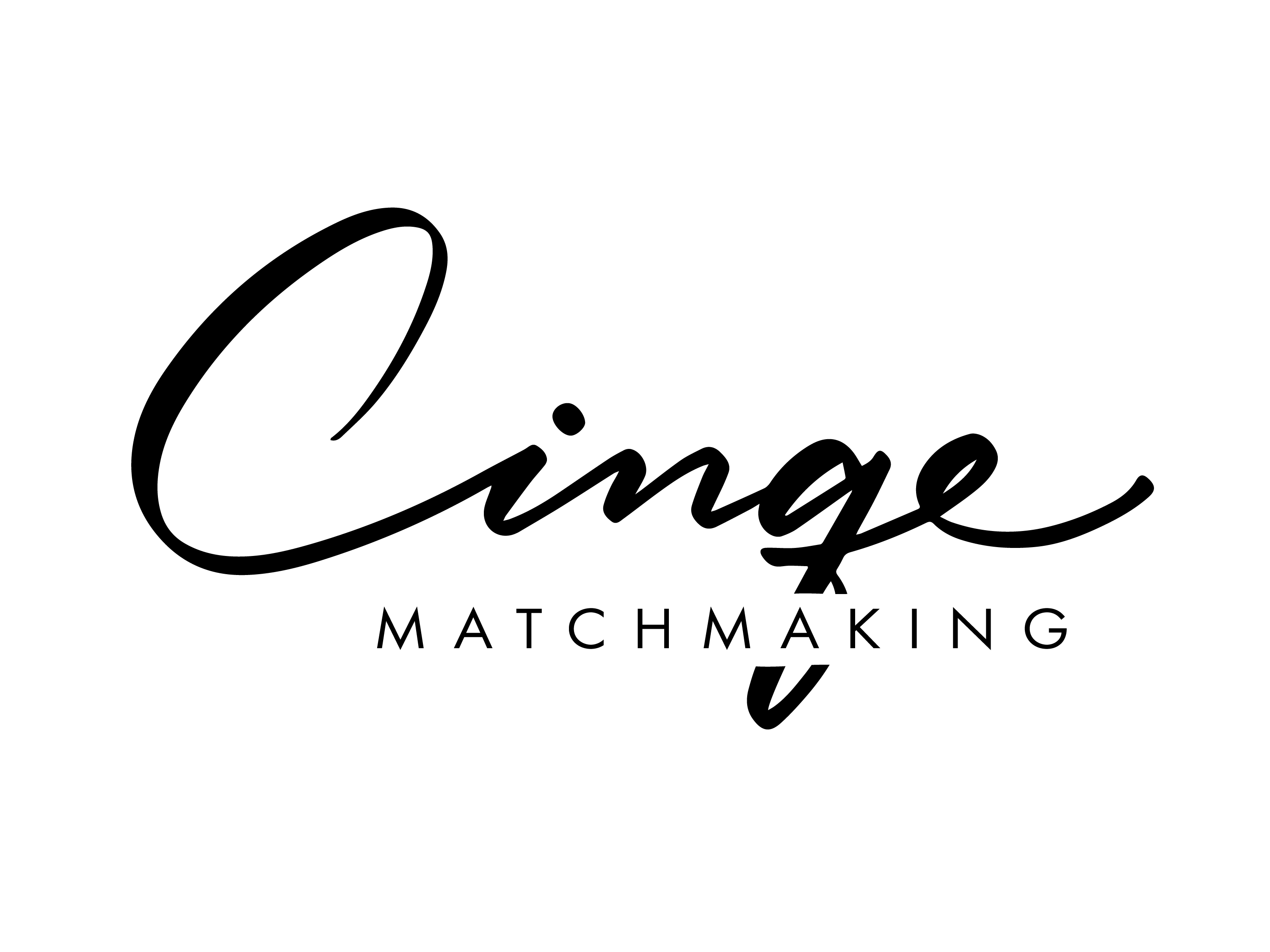 Cinqe Matchmaking Logo 2024 in Black